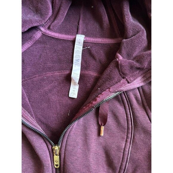 Lululemon Scuba Zip-Up High Neck Women's Sweater Magenta - Size 4 jacket - Picture 4 of 5